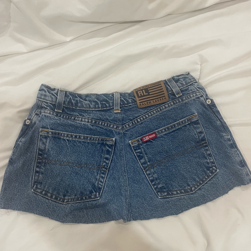 Ralph Lauren Blue Denim Skirt